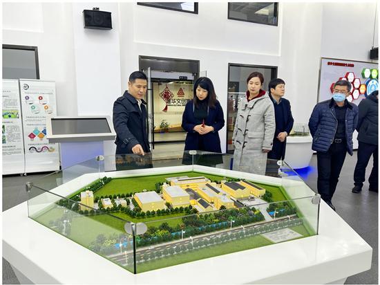 淮南市田家庵區(qū)區(qū)委常委、副區(qū)長張曙暉 考察建華文創(chuàng)集團